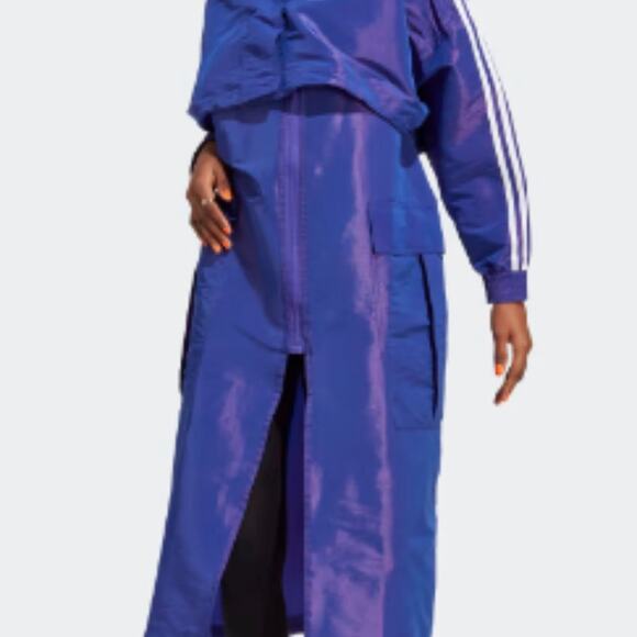 adidas Always Original Windbreaker Purple L - Picture 4 of 11